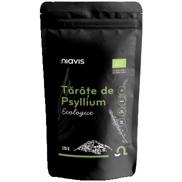 Tarate de Psyllium ecologice, 125g, Niavis