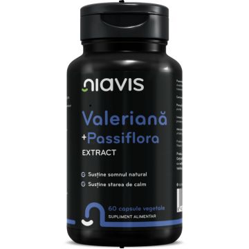 Valeriana + Passiflora Extract, 60 capsule, Niavis