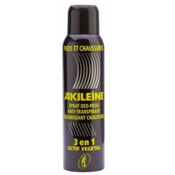 Akileine Spray 3 in 1 Picioare si Incaltaminte 150 ml