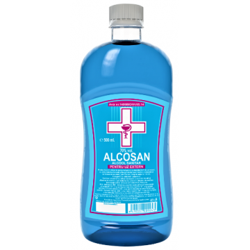 Alcool medicinal pentru uz extern 70% - 500ml Alcosan