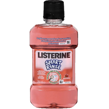 Apa de gura pentru copii Smart Rinse, 250ml, Listerine Apa de gura pentru copii Smart Rinse, 250ml, Listerine