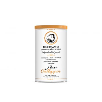 Bautura cu colagen de utlima generatie - cacao alcalina si portocale Flexi Collagen Secretele Ramonei, 400g, Laboratoarele Remedia