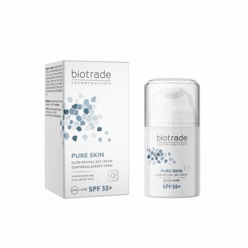Biotrade Pure Skin Crema de Zi cu Efect Iluminator SPF 50+ 50 ml