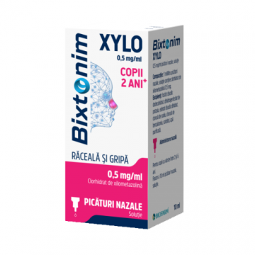 Bixtonim Xylo 0.5mg/ml picaturi nazale - 10ml Biofarm