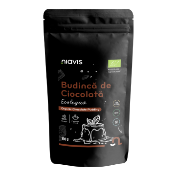 Budinca de ciocolata Bio fara gluten, 100 g, Niavis