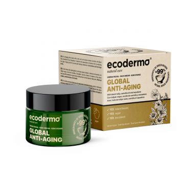 Crema anti-age Global,  50ml, Ecoderma