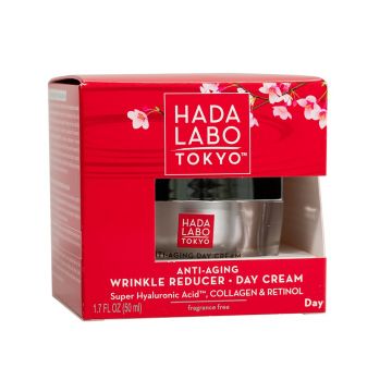 Crema de zi anti-imbatranire pentru reducerea ridurilor cu super Acid Hyaluronic™ Colagen & Retinol, 50ml, Hada Labo Crema de zi anti-imbatranire pentru reducerea ridurilor cu super Acid Hyaluronic™ Colagen & Retinol, 50ml, Hada Labo