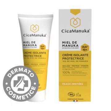 Crema izolanta protectoare 10% miere de Manuka IAA10+, 75ml, CicaManuka
