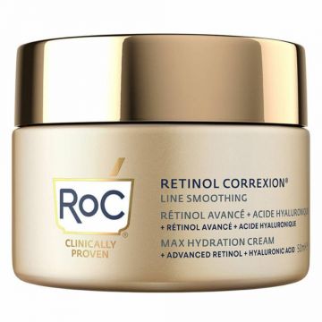 Crema pentru hidratare intensa Retionol Correxion Line Smoothing, 50ml, Roc