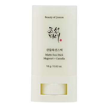 Crema tip stick cu SPF50+, PA++++, Matte Sun Stick, Mugwort+Camelia, 18g, Beauty of Joseon