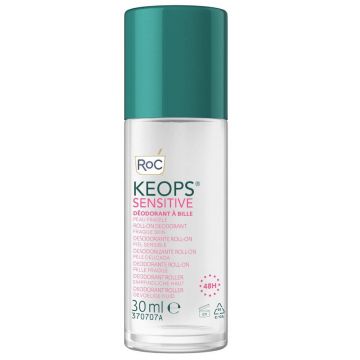 Deodorant roll on pentru pielea sensibila Keops Sensitive, 30ml, Roc