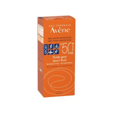 Fluid pentru protectie solara cu SPF 50+ SPORT, 100 ml, Avene