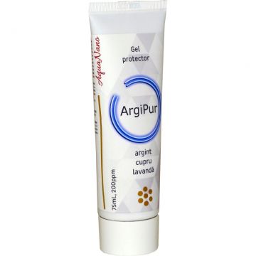 Gel antibacterian antimicotic argint cupru coloidal ArgiPur 75ml - AQUA NANO