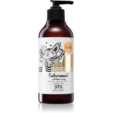 Gel de dus natural Cedarwood & Bitter Orange, 500ml, Yope