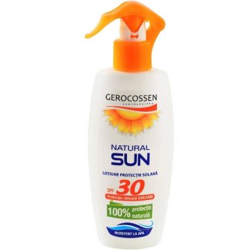 gerocossen natural sun lotiune protectie solara spray spf30 200ml