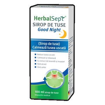 HerbalSept Good Night sirop, 100ml, Zdrovit