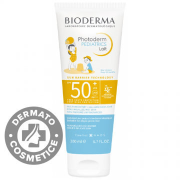 Lotiune cu protectie solara SPF 50+ pentru copii Photoderm Pediatrics, 200ml, Bioderma