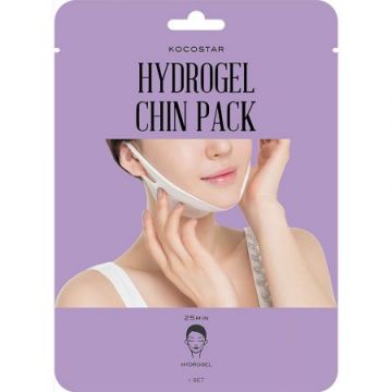 Masca de fata pentru zona barbiei Hydrogel Chin Pack, 9g, Kocostar