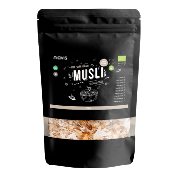 Musli bio cu chia si cocos, 200 g, Niavis