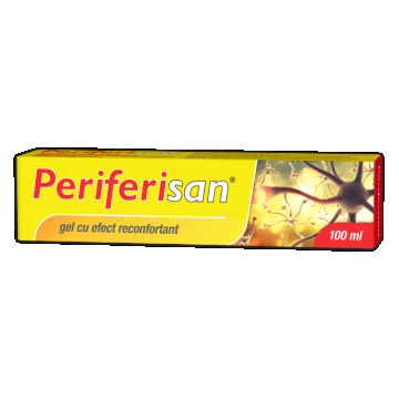 Periferisan gel cu efect de incalzire pentru spate si umeri, 100ml, Zdrovit