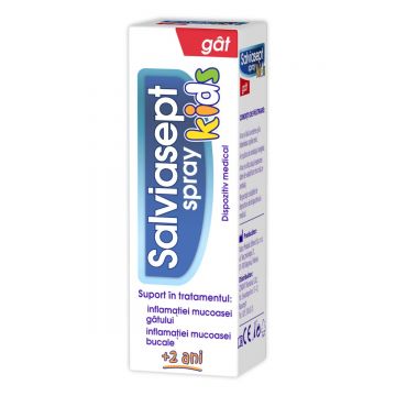 Salviasept Kids spray pentru gat, 20 ml, Zdrovit