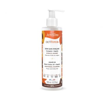 Tratament leave-in reparator cu ulei de ricin negru pentru par fragil Actiforce, 240ml, Activilong