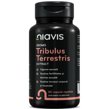 Tribulus Terrestris Extract 380mg, 60 capsule, Niavis