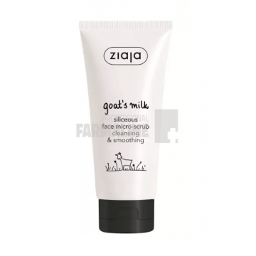 Ziaja Goat's Milk Scrub microcristalin cu siliciu pentru fata 75 ml