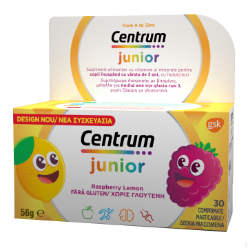 Centrum Junior A-Z Pro, 30 comprimate, Gsk