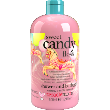 Gel de dus Sweet Candy Floss, 500ml, Treaclemoon