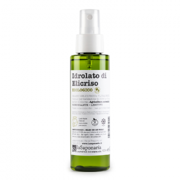 Hidrolat bio calmant de helichrysum, 100ml, La Saponaria
