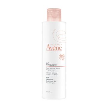 Lapte demachiant pentru tenul sensibil si uscat, Leche limpiadora desmaquillante, Avene, 200 ml (Gramaj: 200 ml)