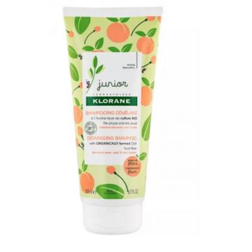 Sampon cu aroma de piersica pentru descurcarea parului, Klorane Junior (Concentratie: Sampon, Gramaj: 200 ml)
