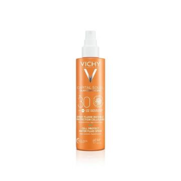 VICHY CAPITAL SOLEIL Cell Protect Spray fluid invizibil SPF30+, 200ml