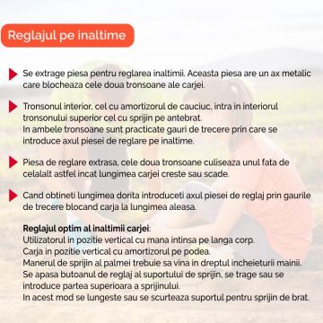 Carja ergonomica Ergodynamic alba, 1 bucata - M