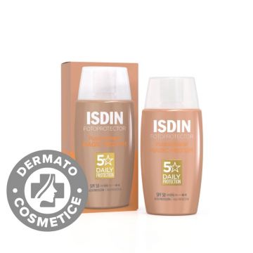Fotoprotector Fusion Water Magic Color Mediu SPF50, 50ml, Isdin