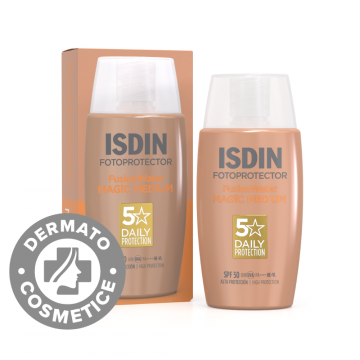 Fotoprotector Fusion Water Magic Color Mediu SPF50, 50ml, Isdin