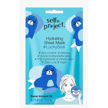 Masca hidratare de fata Lucky Seal, 15ml, Selfie Project