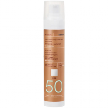 Crema iluminatoare Red Grape Sheer Glow Finish SPF 50, 50ml, Korres