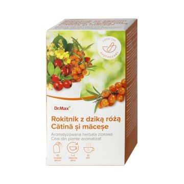 Dr. Max Ceai de catina cu macese, 20 plicuri