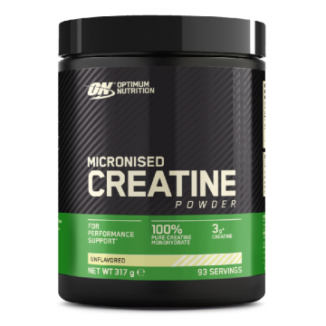 Creatina micronizata monohidrat Unflavoured, 317g, Optimum Nutrition