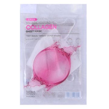 Masca servetel pentru ten Solution Moisturizing Collagen, 25ml, Tenzero