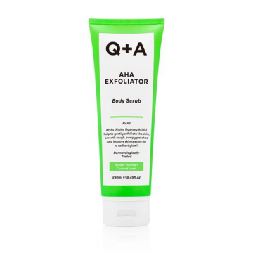 Scrub pentru corp cu AHA Exfoliator, 250ml, Q+A