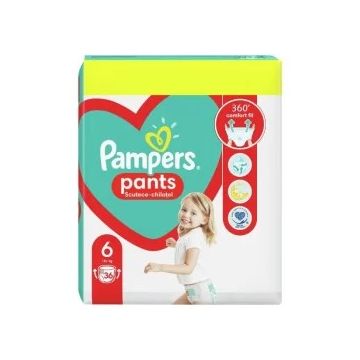 Scutece-chilotel Pants Marimea 6 Extra Large pentru 15+kg, 36 bucati, Pampers
