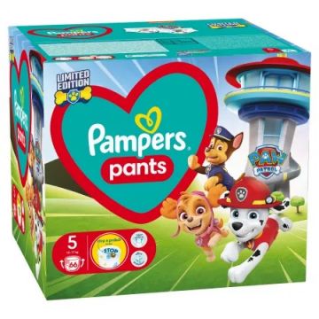 Scutece Pants Patrula Catelusilor Nr.5 pentru 12 - 17 kg, 66 bucati, Pampers