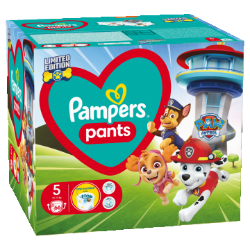 Scutece Pants Patrula Catelusilor Nr.5 pentru 12 - 17 kg, 66 bucati, Pampers
