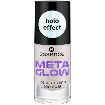 Top coat Meta Glow transforming top coat, 8ml, Essence