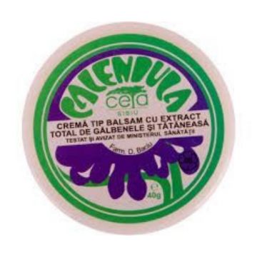 Ceta unguent cu galbenele si tataneasa - 40 grame