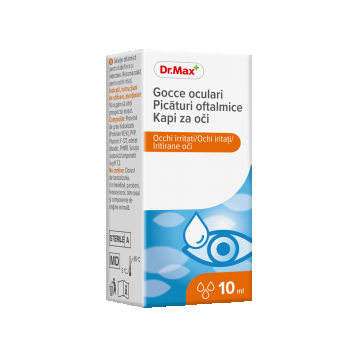 Dr. Max Picaturi oftalmice pentru ochi iritati, 10ml
