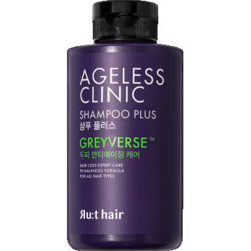 Sampon impotriva incaruntirii si caderii parului Ageless Clinic Shampoo Plus, 300ml, Rut Hair